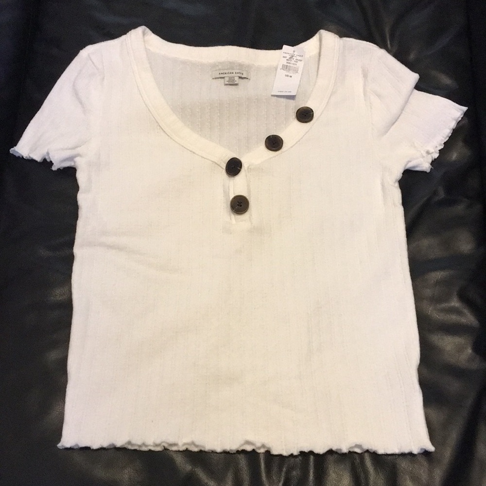 American Eagle ribbed T-shirt